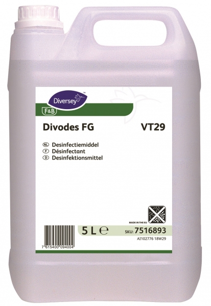 Desinfectiemiddel Divodes FG VT29 Erkenningsnummer 109-B
